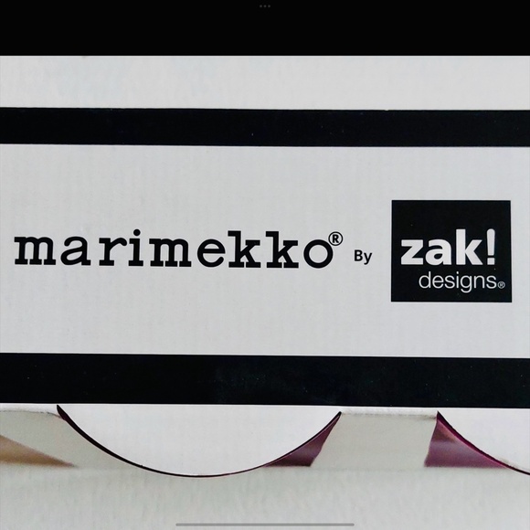 Marimekko Unikko Large Pink and White Serving Tray and matching Cup Set NWT - Picture 16 of 16